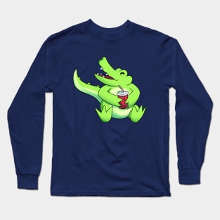 Soda Crocodile Long Sleeve T-Shirt